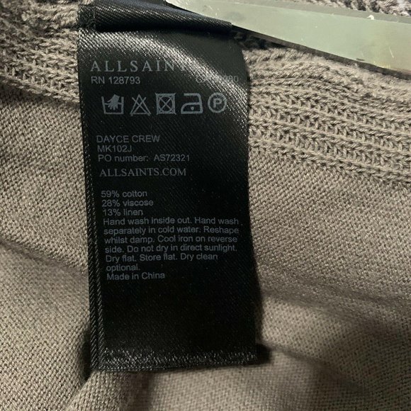 Allsaints Dayce Crew Jumper Sweater - Picture 5 of 5